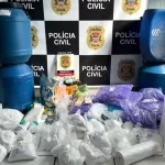 Dise Marília desmonta depósito de drogas em condomínio e prende metalúrgico por tráfico