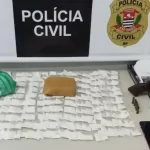 Polícia Civil prende mulher com arma e grande quantidade de drogas em Garça