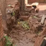 Chuva intensa em Marília: muro desaba e prefeitura atua em medidas emergenciais