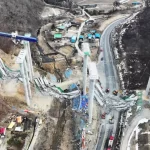 Ponte em construção desaba na Coreia do Sul e deixa quatro mortos