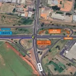 Interdição de alça na SP-294 em Marília no sábado (29)