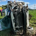 Acidente fatal na BR-153 em Marília mata piloto e fere esposa, filho e passageiro