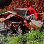 Motorista invade contramão em vicinal e acidente fatal deixa dois mortos em Getulina