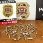 Olheiro do tráfico é preso no Santa Antonieta, em Marília; comparsa foge por desfiladeiro