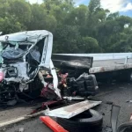 Vítimas de grave acidente entre caminhões na BR-153 são identificadas