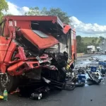 Grave acidente entre caminhões deixa dois mortos na BR-153 em Ocauçu