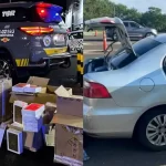 Polícia Rodoviária apreende perfumes e óculos sem nota fiscal durante operação em Jaú e Santa Cruz do Rio Pardo