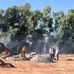Incêndio em Paulópolis mobiliza Defesa Civil e evita desastre ambiental
